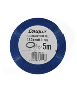 Alternative view of Dasqua feeler gauge shim roll 0.01mm thick 1/2" wide 5 metre long 1803-2110