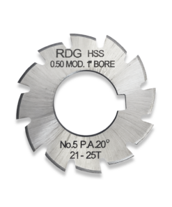 0.5 MODULE INVOLUTE GEAR CUTTER NUMBER 5