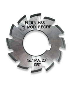 0.75 MODULE INVOLUTE GEAR CUTTER NUMBER 1
