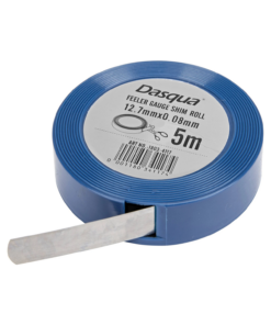 Dasqua feeler gauge shim roll 0.08mm thick 1/2" wide 5 metre long 1803-4117