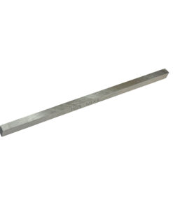 SQUARE TOOL STEEL 1/4" X 6" LONG BLANK END