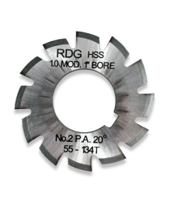 1 MODULE INVOLUTE GEAR CUTTER NUMBER 2