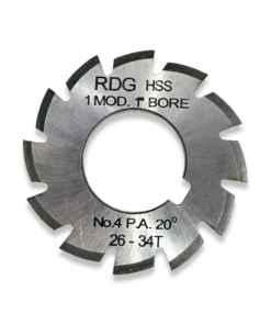 1 MODULE INVOLUTE GEAR CUTTER NUMBER 4
