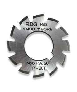 1 MODULE INVOLUTE GEAR CUTTER NUMBER 6