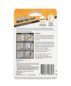 Alternative view of Gorilla Black Heavy Duty Mounting Tape 25mm x 1.5m Roll 3044201