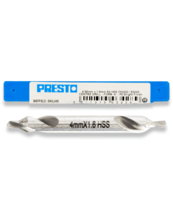 Presto 1.6mm x 4mm Shank HSS Centre Drill DIN333A