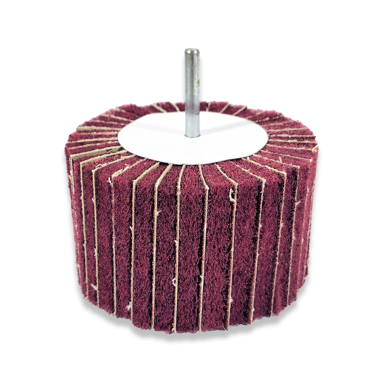 1 x 100mm x 60mm FLAP WHEELS (EMERY/SCOTCH) (6mm shank)