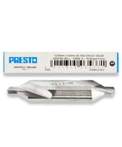 Presto 5mm x 12.5mm Shank HSS Centre Drill DIN333A
