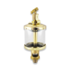 1 x Small Drip Feed Oiler 107mm high X 45mm diameter 1/8" BSP 1/8 x 1 1/2''