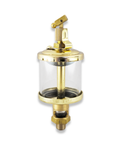 1 x Small Drip Feed Oiler 107mm high X 45mm diameter 1/8" BSP 1/8 x 1 1/2''