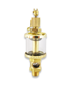 1 x Small Drip Feed Oiler 82mm high X 27mm diameter 1/8" BSP 1/8 x 1