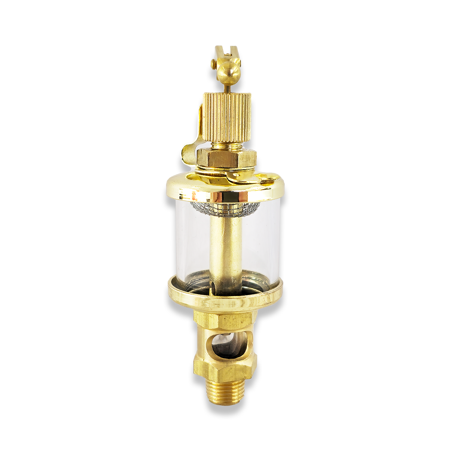 1 x Small Drip Feed Oiler 82mm high X 27mm diameter 1/8" BSP 1/8 x 1