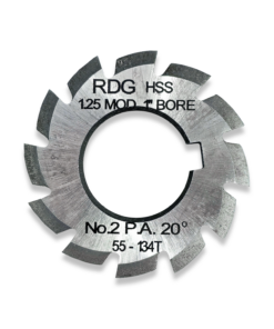 1.25  MODULE INVOLUTE GEAR CUTTER NUMBER 2
