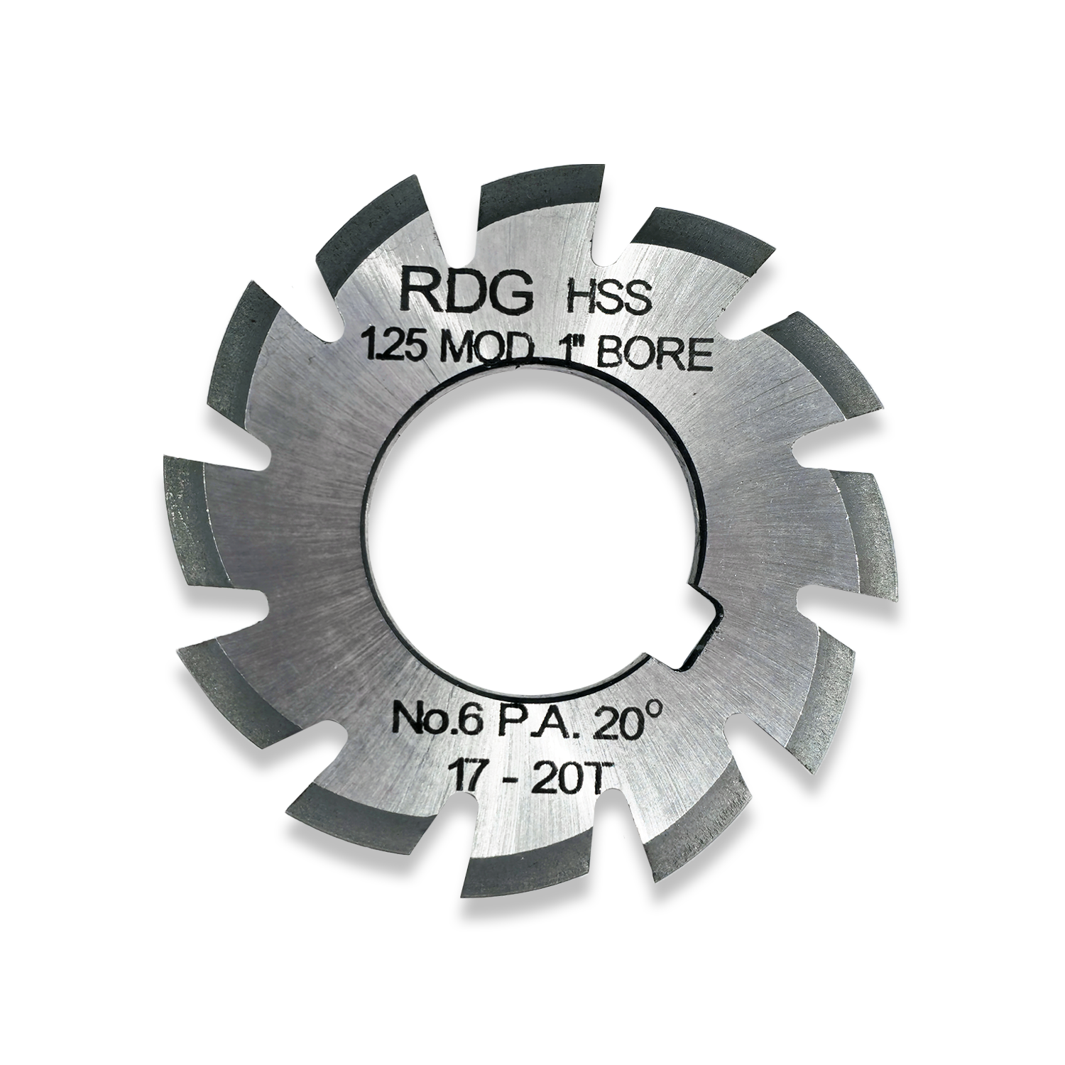 FULL SET OF 1.25 MODULE GEAR CUTTERS 1-8 - Image 5
