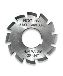 1.5  MODULE INVOLUTE GEAR CUTTER NUMBER 4