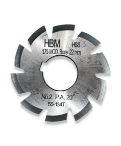 1.75  MODULE INVOLUTE GEAR CUTTER NUMBER 2