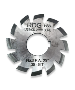 1.75  MODULE INVOLUTE GEAR CUTTER NUMBER 3