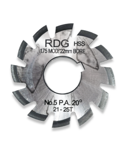 1.75  MODULE INVOLUTE GEAR CUTTER NUMBER 5
