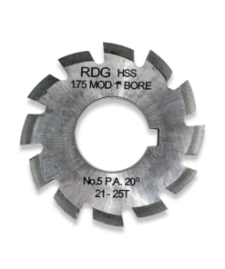1.75  MODULE INVOLUTE GEAR CUTTER NUMBER 5