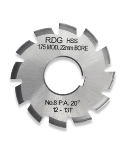1.75  MODULE INVOLUTE GEAR CUTTER NUMBER 8