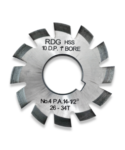 10 DP INVOLUTE GEAR CUTTER NUMBER 4