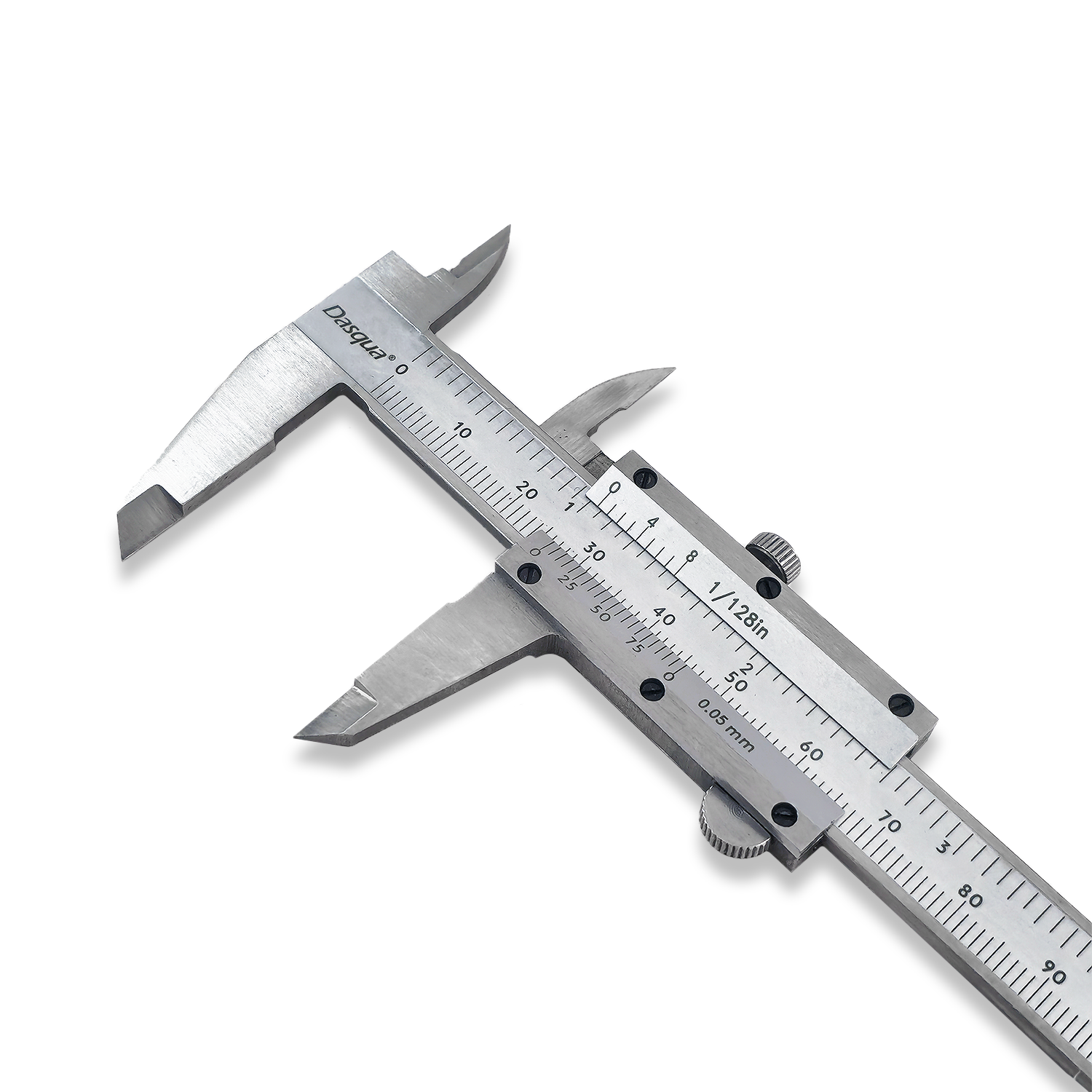 100MM/4" MONOBLOCK VERNIER CALIPER GRADUATIONS 0.05MM - 1/128 DASQUA 1110-3114 - Image 2