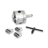 100mm 3 jaw lathe chuck on a 2 morse taper 2mt