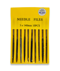 10PC NEEDLE FILE SET 140MM LONG VARIOUS TYPES SECOND CUT FINE WORK