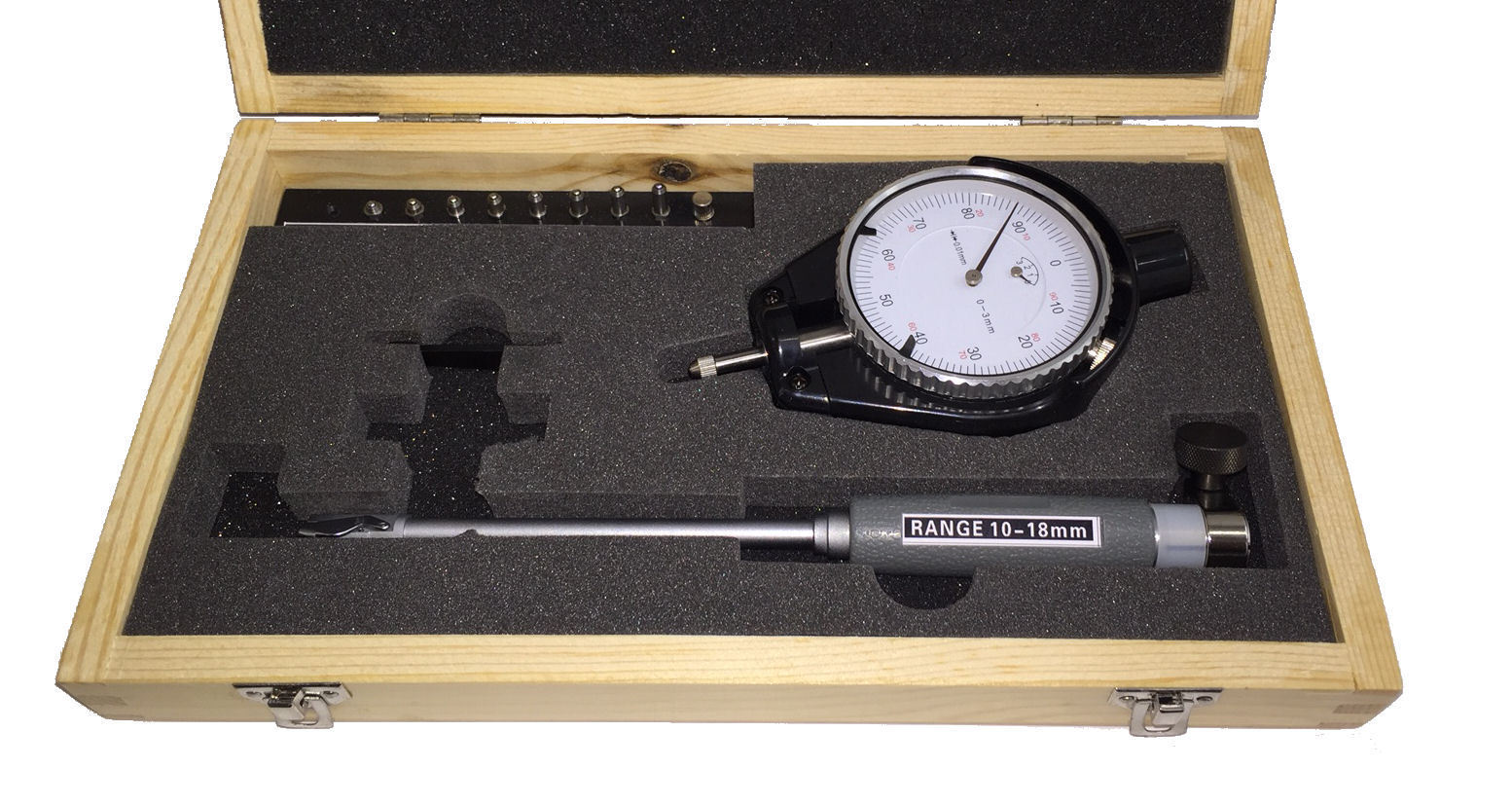 DIAL BORE GAUGE RANGE 10-18MM + ANVILS