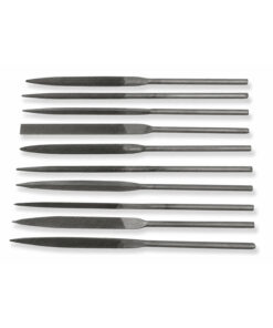 Alternative view of 10PC NEEDLE FILE SET 160MM LONG VARIOUS TYPES SECOND CUT FINE WORK