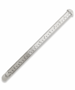Alternative view of 12" 300mm HOOK RULE STAINLESS STEEL METRIC AND IMPERIAL RULER