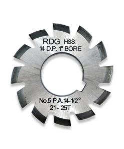 14 DP INVOLUTE GEAR CUTTER NUMBER 5