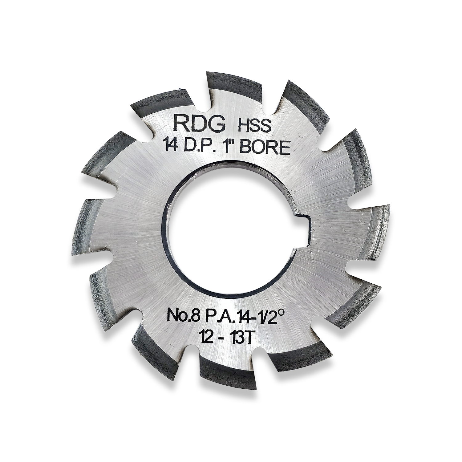 14 DP INVOLUTE GEAR CUTTER NUMBER 8