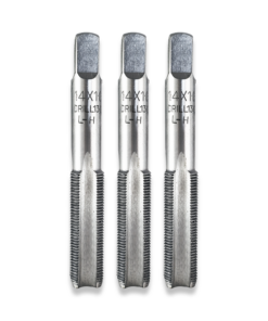 14MM x 1.0. TAPS SET LEFT HAND THREAD