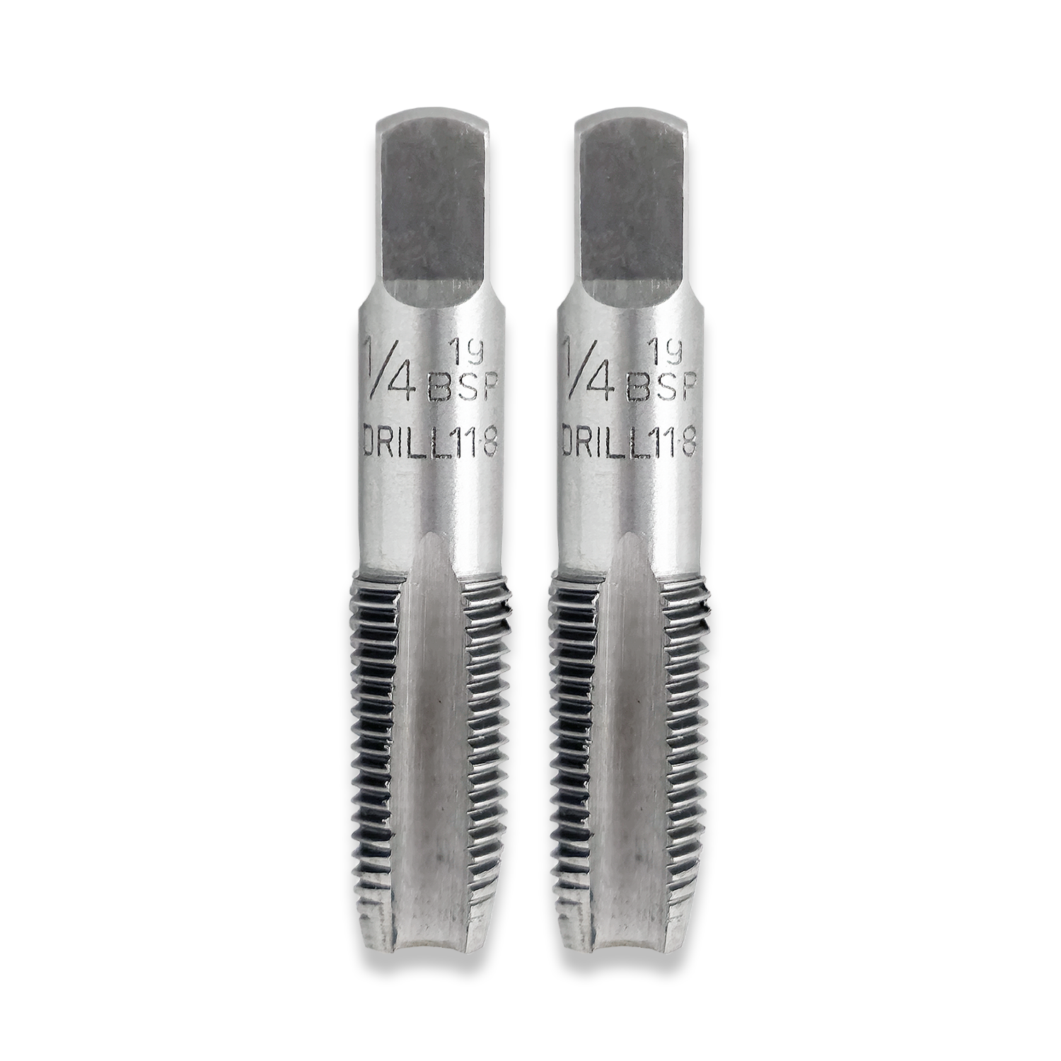 1/4" TAPS SET BSP x 19tpi