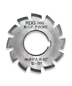 16 DP INVOLUTE GEAR CUTTER NUMBER 8
