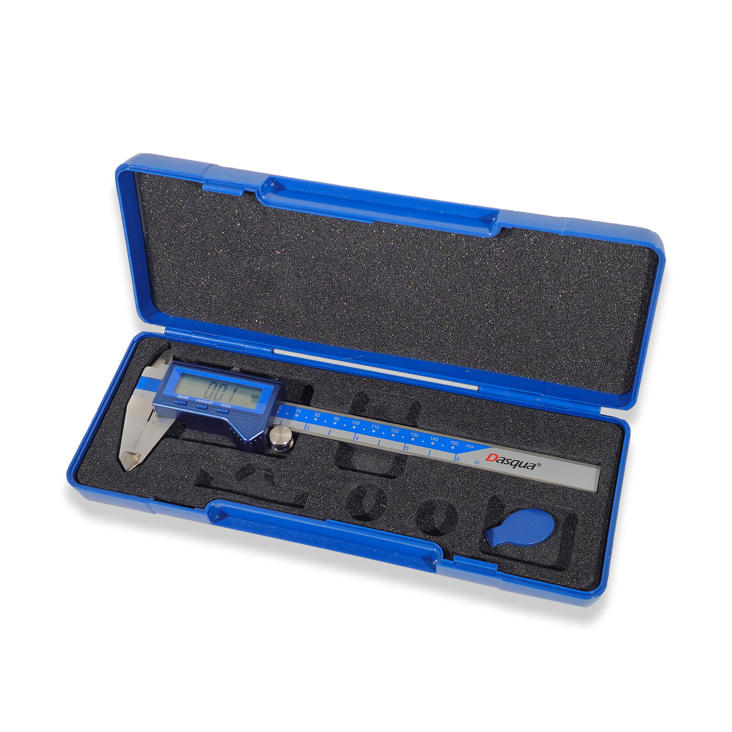 digital fraction caliper 0-150mm / 0-6" / 1/128" made by Dasqua 1804-1065 - Image 3