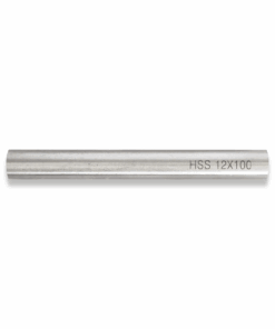 1PCS ROUND TOOL STEEL 12mm x 100mm LONG BLANK END