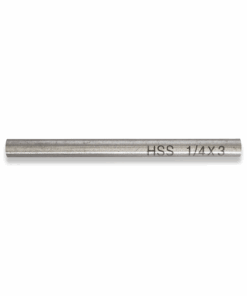 1PCS ROUND TOOL STEEL 1/4" x 3" LONG BLANK END