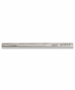 1PCS ROUND TOOL STEEL 3/16" x 3" LONG BLANK END