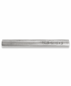 1PCS ROUND TOOL STEEL 5/16" x 3" LONG BLANK END
