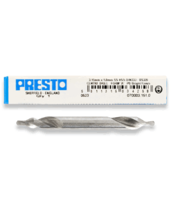 Presto 1mm x 3.15mm Shank HSS Centre Drill DIN333A