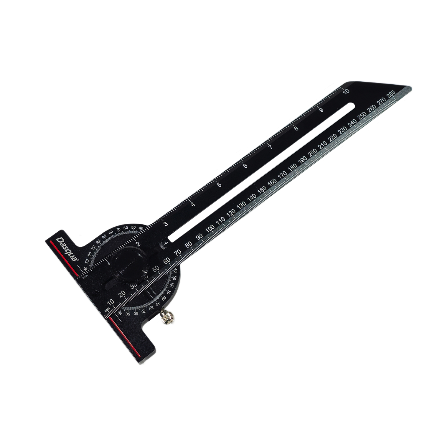 Multi function protractor marking gauge 10" long 0-360° laser engraved 1804-5441