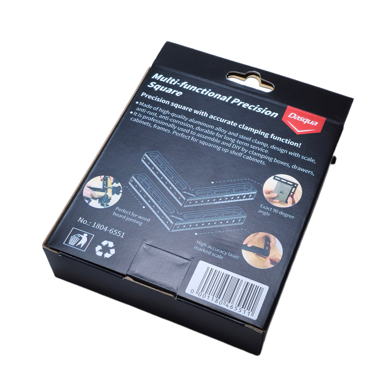Square set multi functional 90° for board jointing with clamps 1804-6551 Dasqua - Image 4
