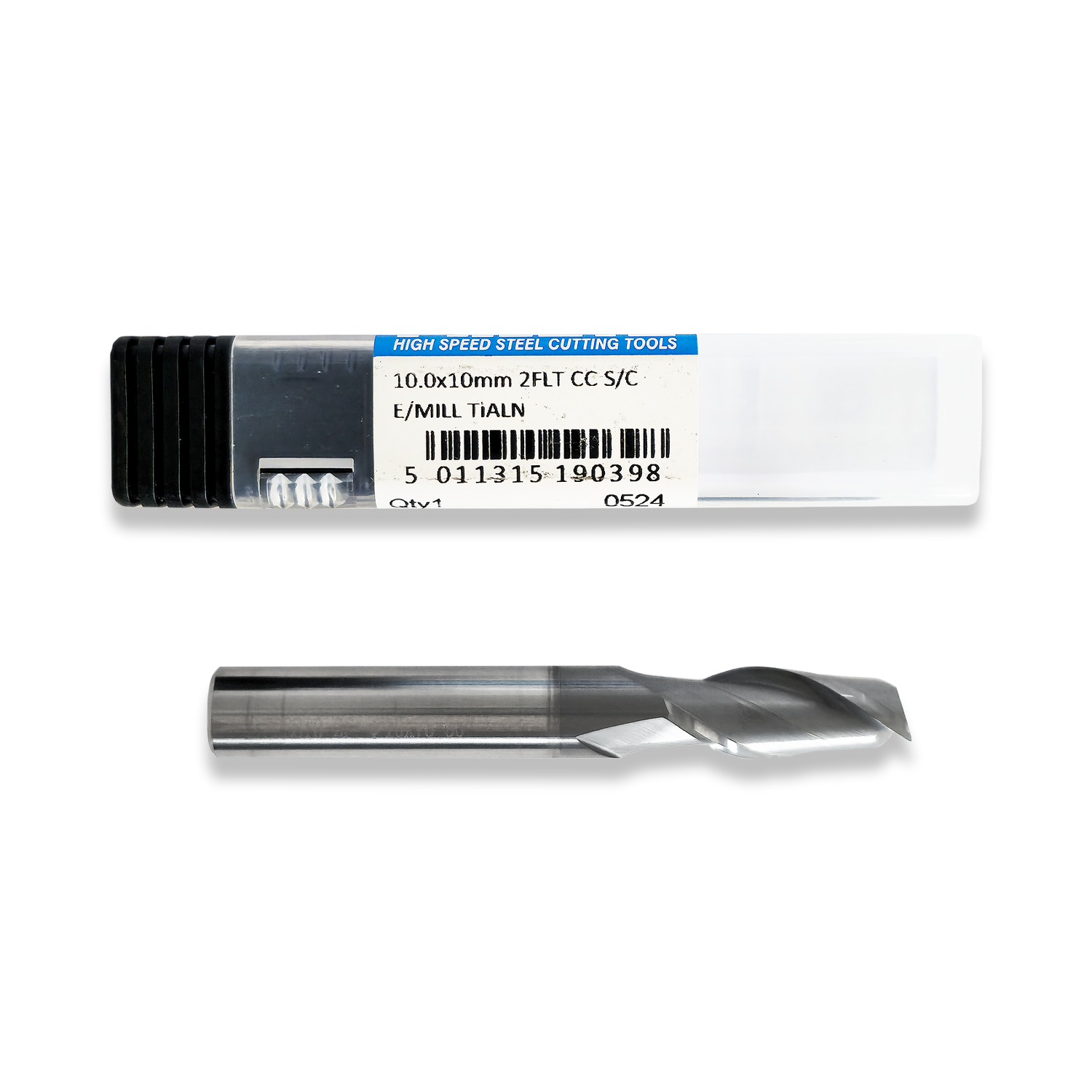 PRESTO 10.0mm x 10.0mm Solid Carbide 2 Flute Slot Drill | End Mill