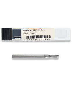 PRESTO 4.0mm x 4.0mm Solid Carbide 2 Flute Slot Drill | End Mill