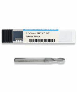 PRESTO 5.0mm x 5.0mm Solid Carbide 2 Flute Slot Drill | End Mill
