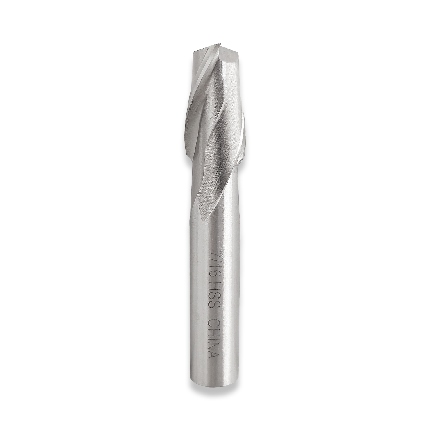 2 FLUTE SLOT DRILL (STRAIGHT SHANK) 7/16" DIAMETER