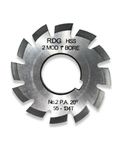 2 MODULE INVOLUTE GEAR CUTTER NUMBER 2