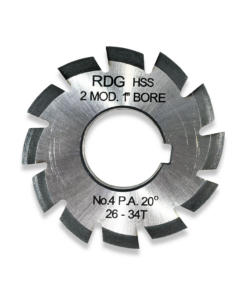 2 MODULE INVOLUTE GEAR CUTTER NUMBER 4
